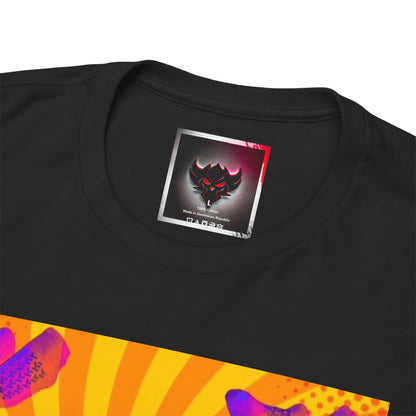 Graphic Tee — "Grippy Socks Grippy Box" Retro Heart Pop Art T-Shirt