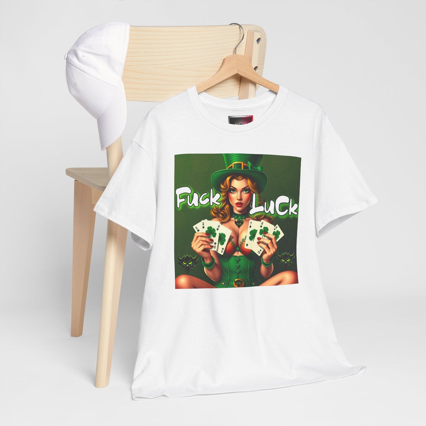 "F*ck Luck" Unisex Heavy Cotton Tee
