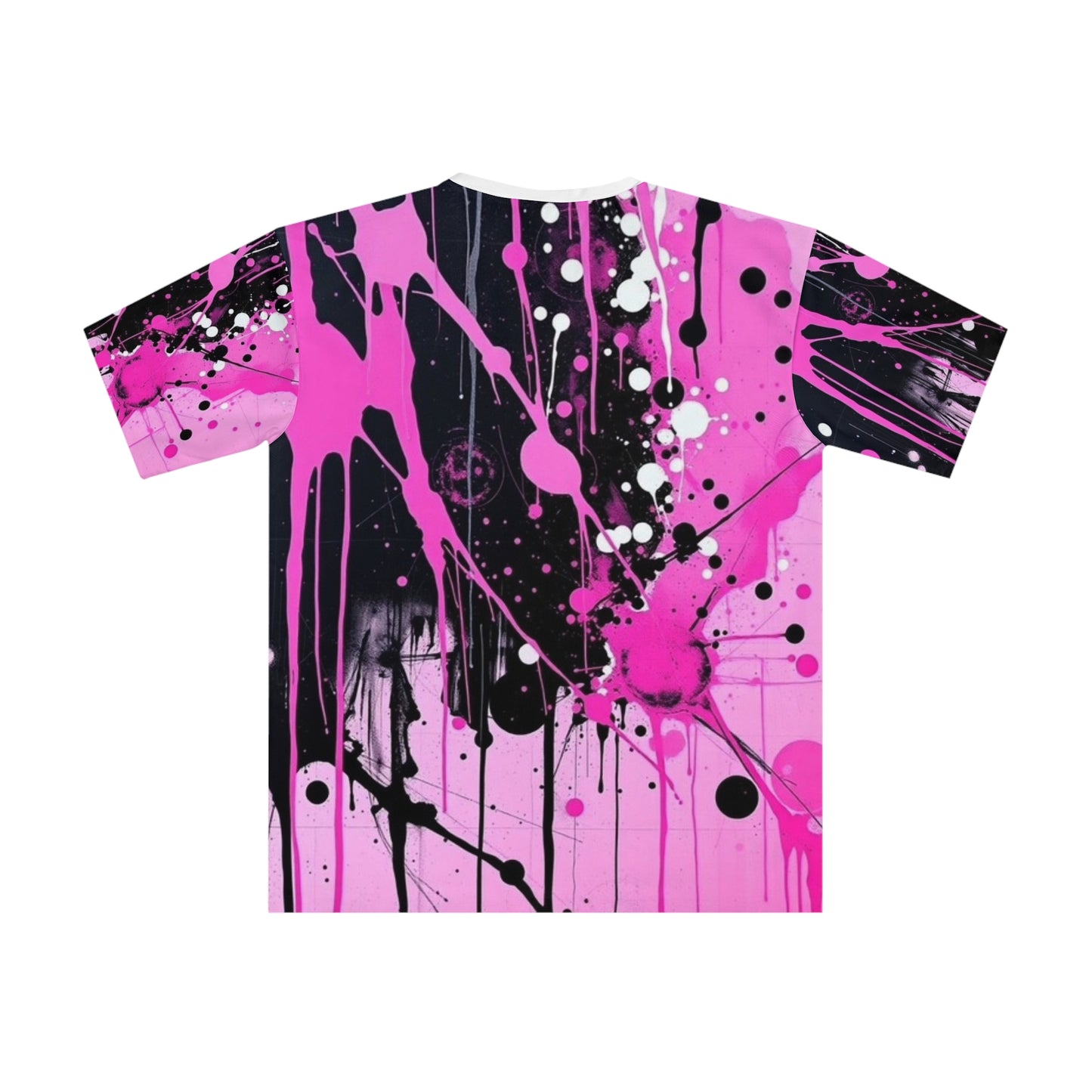 Ungodly Apparel Splatter Print Tee — Pink Gothic Streetwear T-Shirt