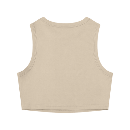 Women's "Ungodly Tiger" Tight Crewneck Crop Tank Top