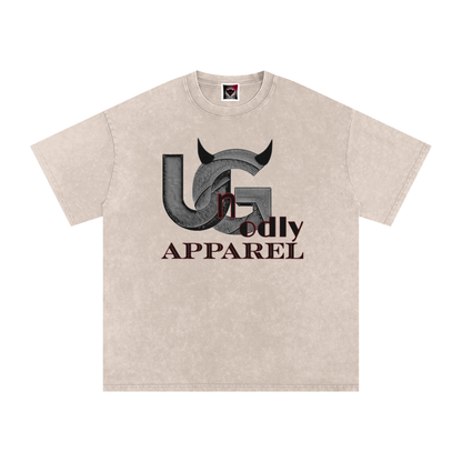 Snow Washed UG Apparel Oversized Cotton T-Shirt