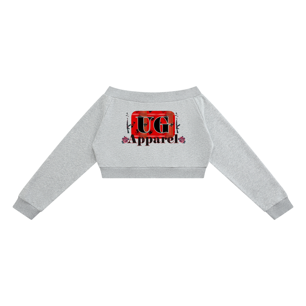 "Ungodly Apparel's Lil' Demon" Women's Off-Shoulder Full Zip Hoodie