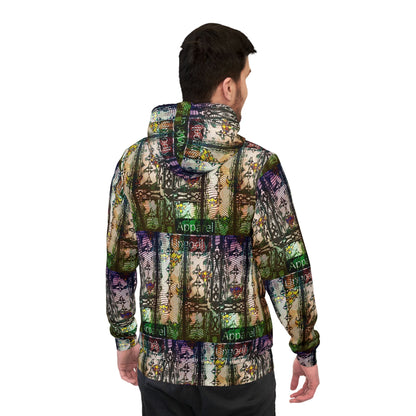 "Ungodly Apparel" Vibrant Floral Athletic Hoodie