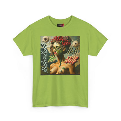 Artistic Unisex Heavy Cotton Tee - 'Mother Earth-The O.G. Milf' Design