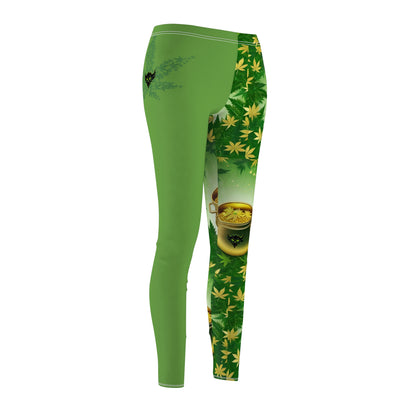 Women's Casual Leggings - St. Patrick's Day Pot of Gold Design