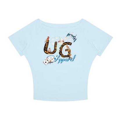 "UG Apparel's Aces in their Places" Women’s Boatneck Raglan T-Shirt