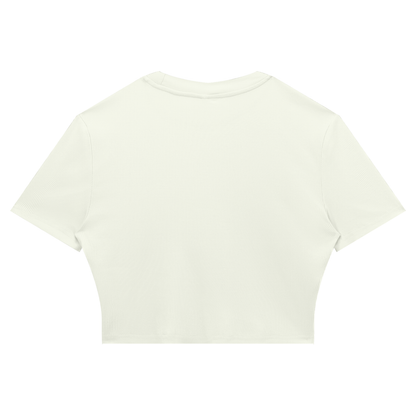 "Green UG Apparel" Women's Slim Ribbed Crop T-Shirt