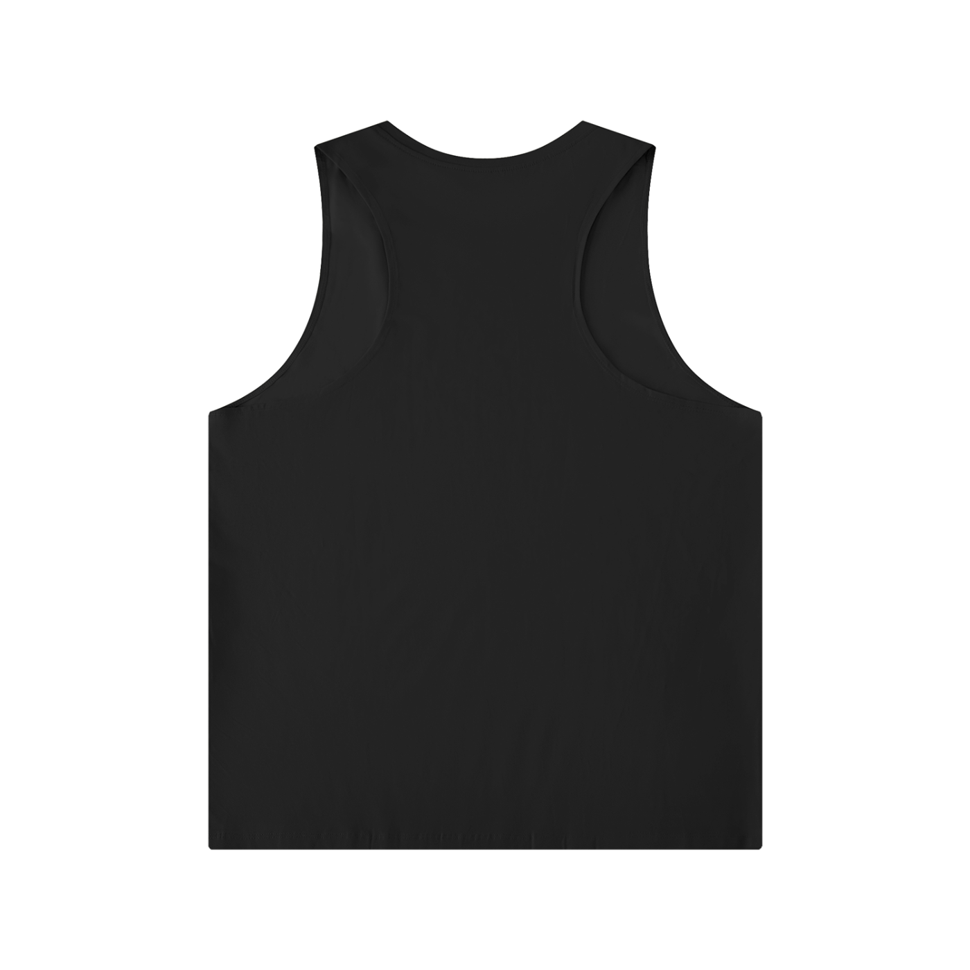 "Dog in Me" Men's Solid Color Crewneck Tank Top
