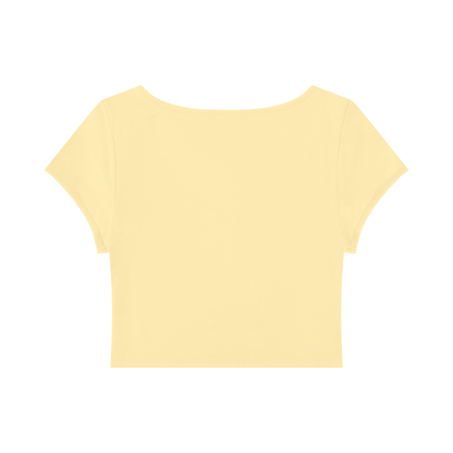 "Ungodly Apparel Bandana Font" Women's Slim Cap Sleeve Crop T-Shirt
