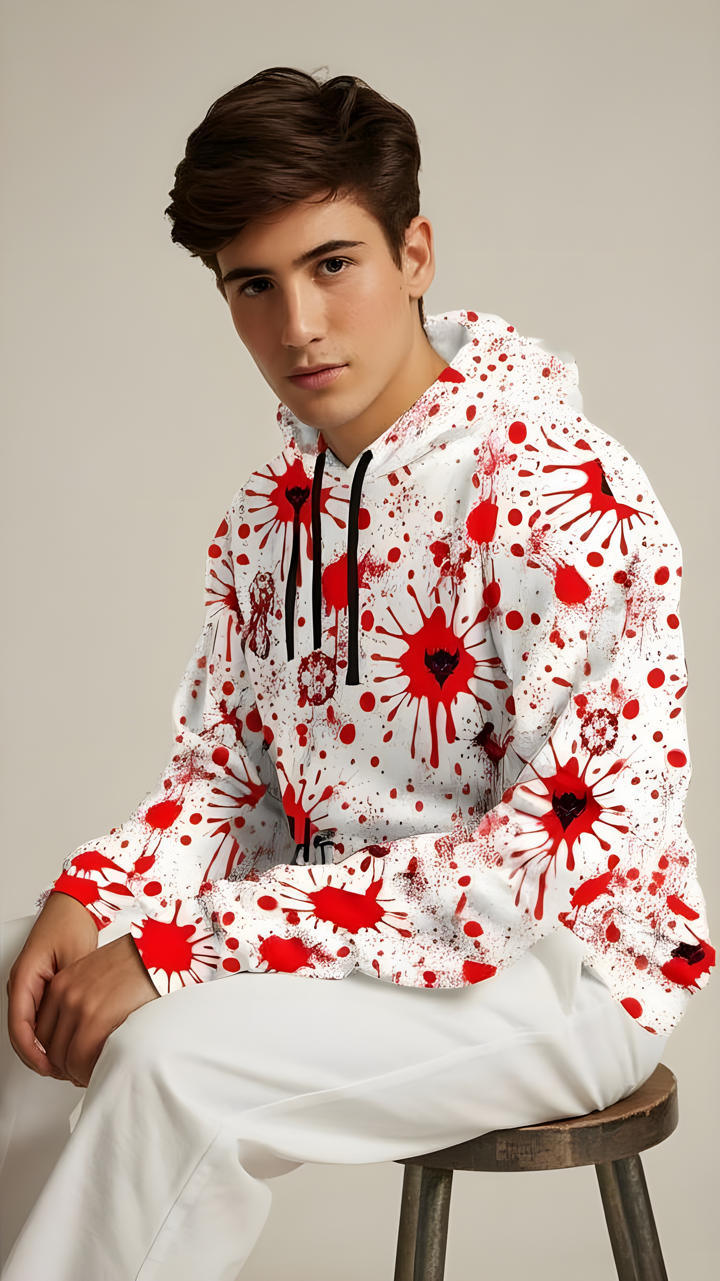 Bloodbath Bold Graphic Athletic Hoodie | Streetwear, Casual Wear, Gift for Him/Her, Unique Fashion, Everyday Comfort