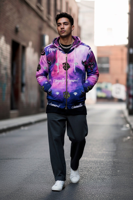 Men's Full-Zip Smoke Hoodie