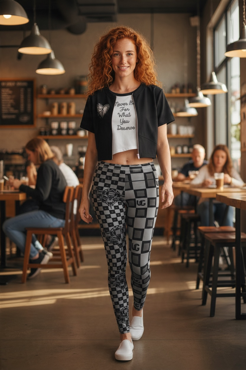 "UG Apparel Heart" Women’s Paneling Full Zip T-Shirt