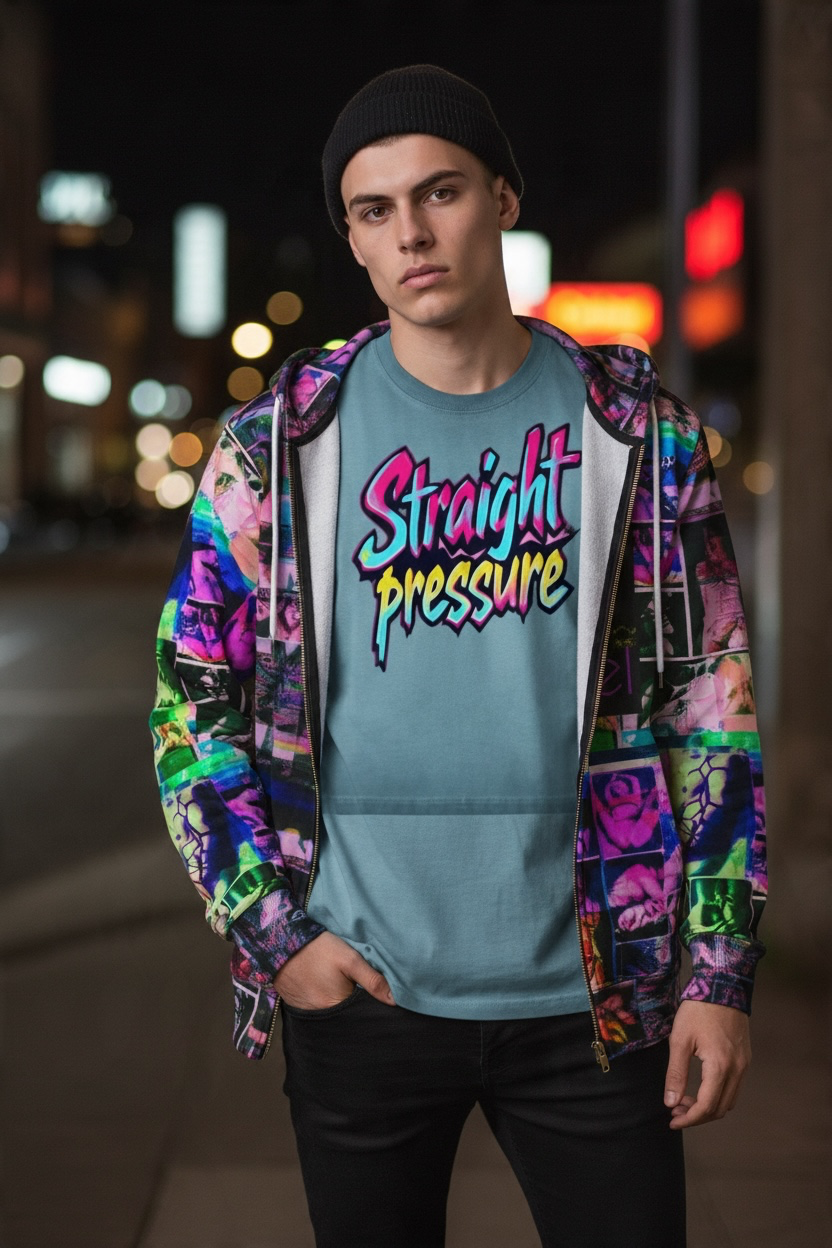 UG Apparel Abstract BDSM Graffiti Full-Zip Hoodie