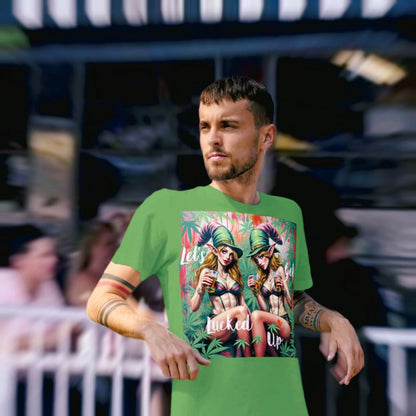 "Let's Get Lucked Up"  Unisex Heavy Cotton Tee - Fun Party T-Shirt