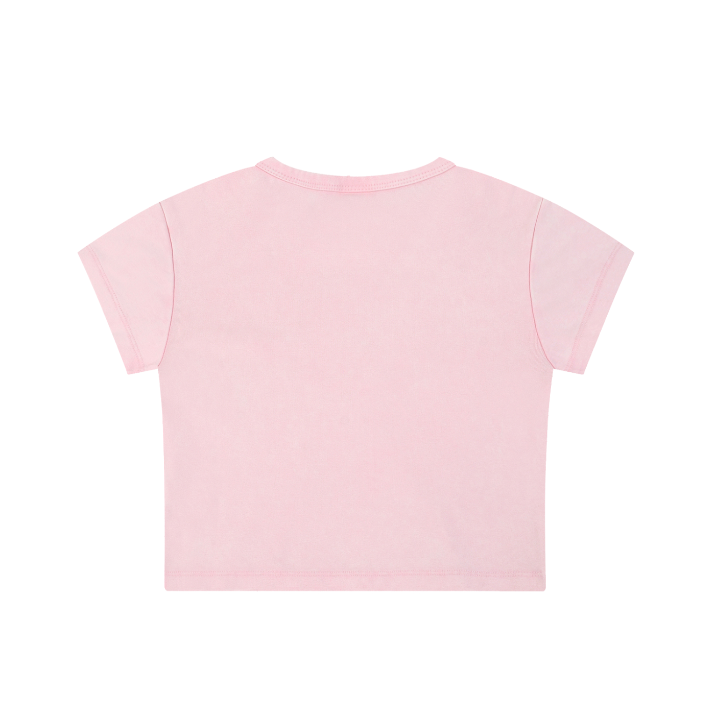 "Peak Gremlin Behavior" Snow Washed Crop Top