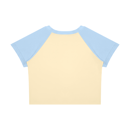 Women’s Raglan Color Block Baby T-Shirt "Ungodly Ice Cream"