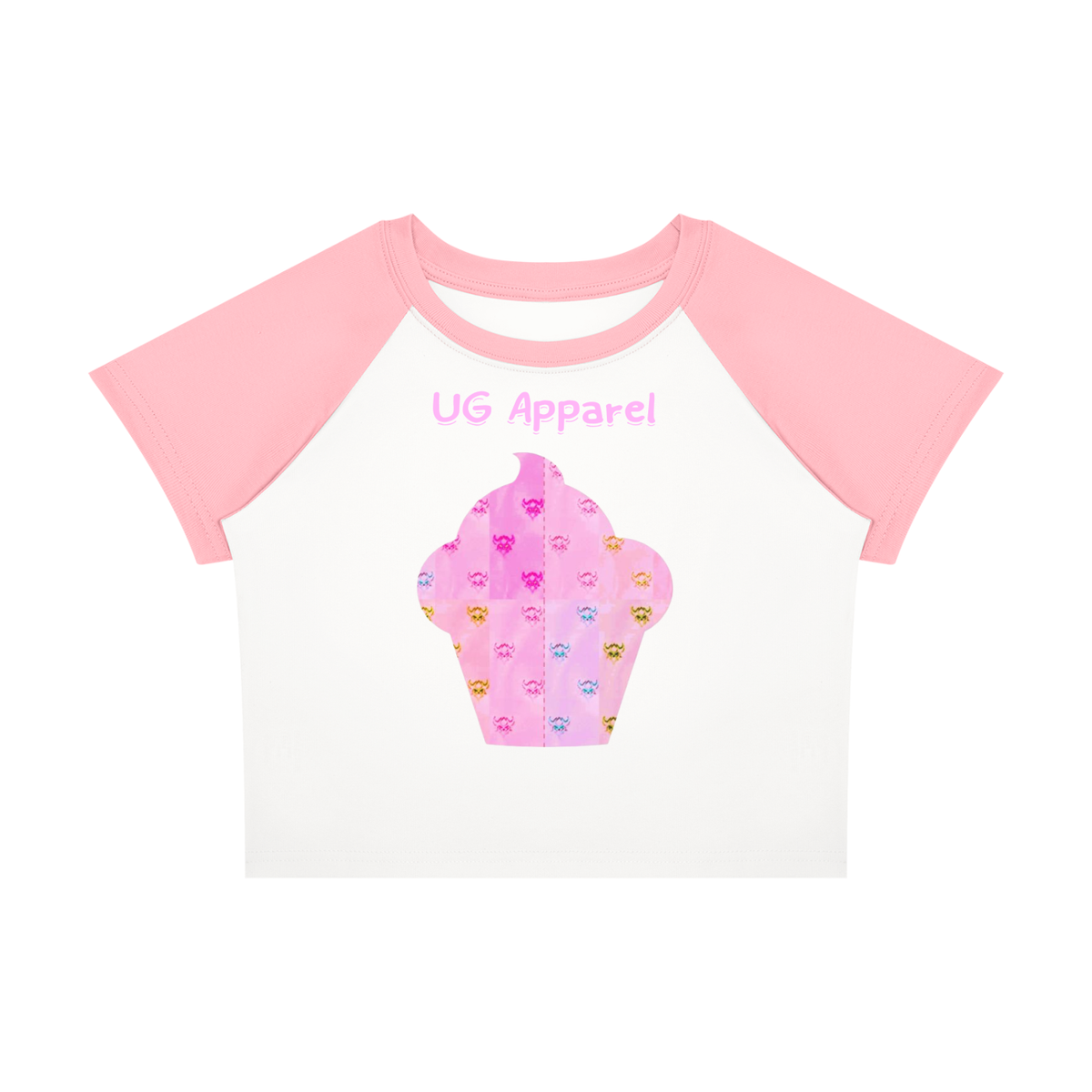 Women’s Raglan Color Block Baby T-Shirt "Ungodly Ice Cream"