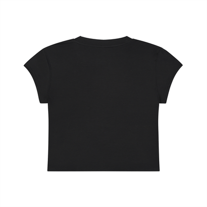 "Bad and Sad" Women's Slim-Fit Cropped T-Shirt