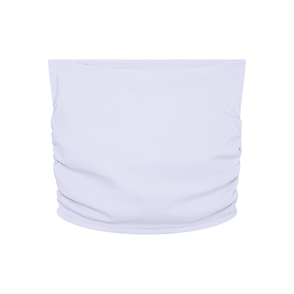 Women’s "Ungodly Apparel" Ruched Cropped Yoga Tube Top