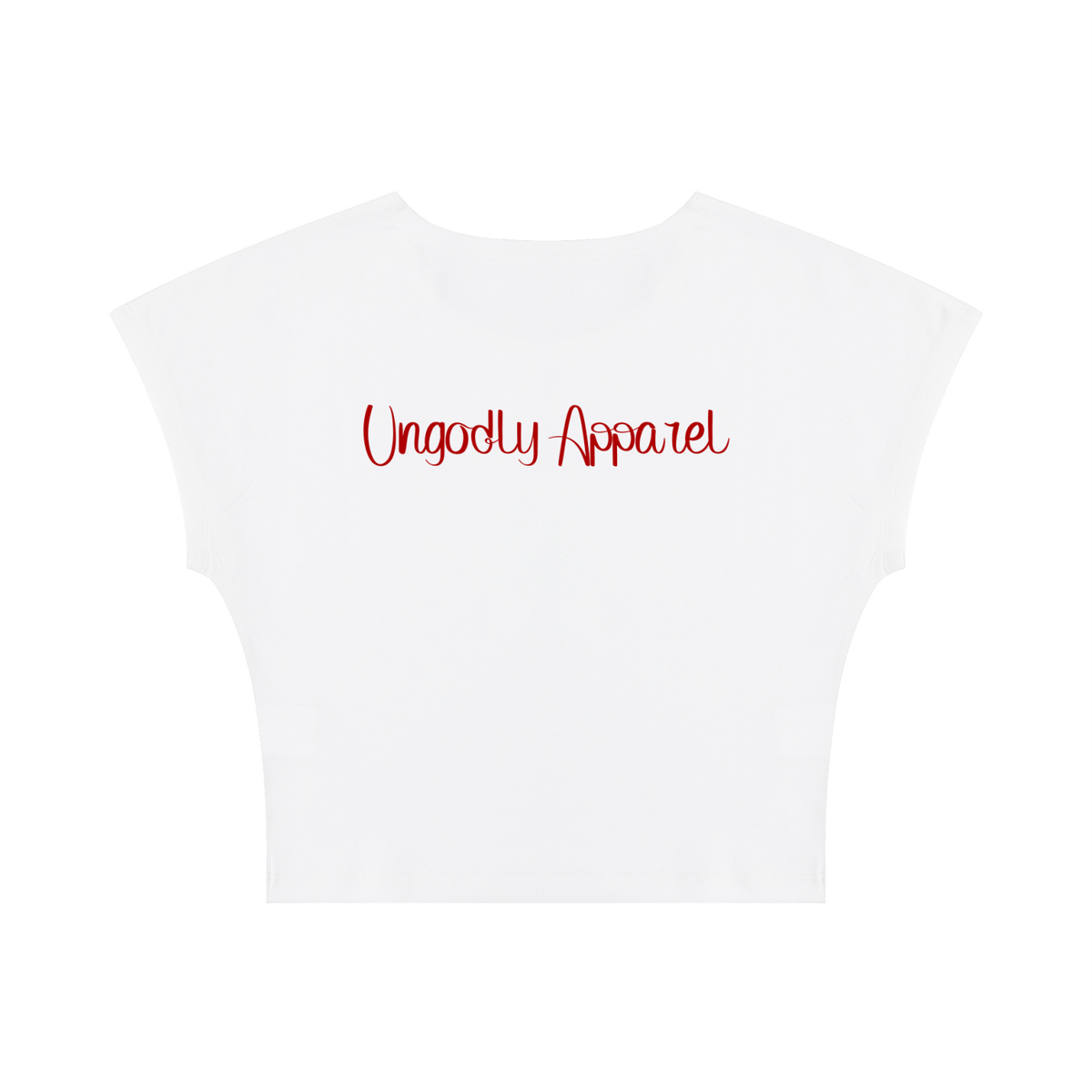 Women's Slim Crop T-Shirt "Villain Era"