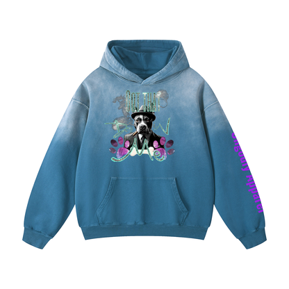 "Dog in Me" Heavyweight Sunfade Oversized Hoodie
