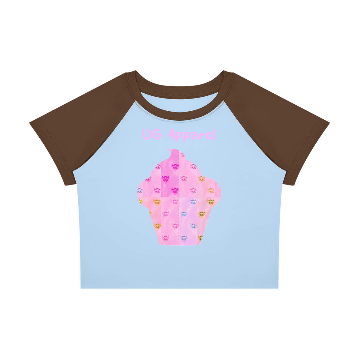 Women’s Raglan Color Block Baby T-Shirt "Ungodly Ice Cream"
