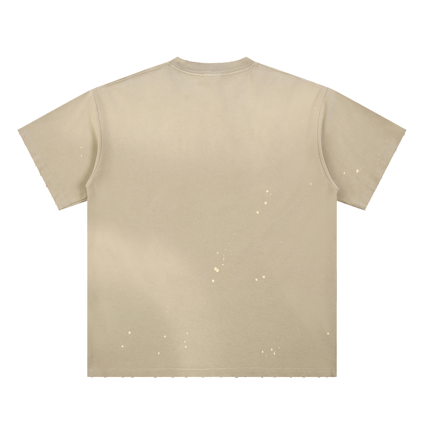 "Ungodly Apparel" Hand-Frayed Sunfade Paint Splatter T-Shirt