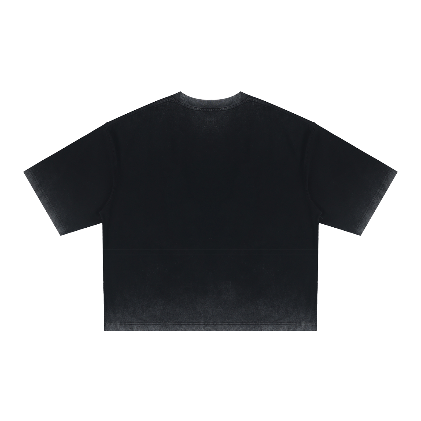 Unisex "Ungodly Apparel Slogan"  Reverse Dyed Boxy T-Shirt
