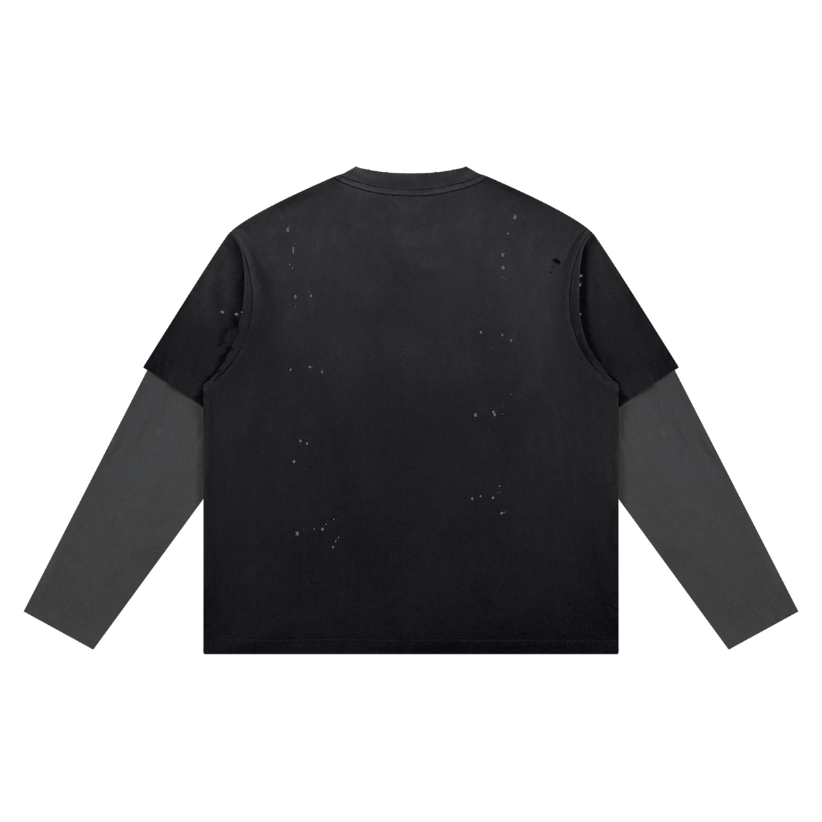 "No Halos Here" Unisex Vintage Wash Distressed Layer T-Shirt