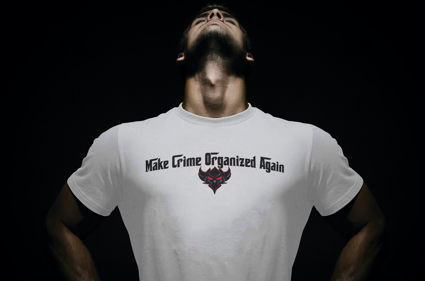 Unisex Heavy Cotton Tee - "Make Crime Organized Again" Shirt, Casual T-Shirt, Trendy Graphic Tee, Gift for Crime Lovers, Statement Apparel