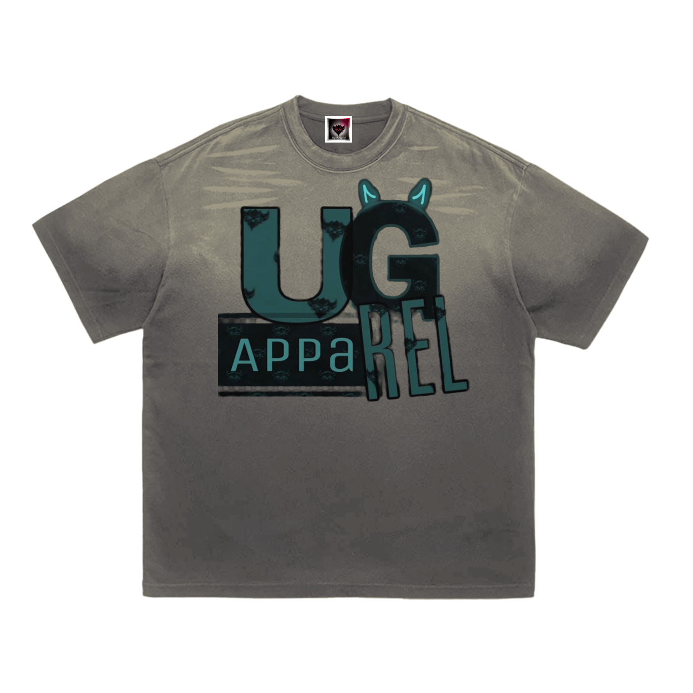 "UG Apparel" Tiger Stripe Gradient Washed T-Shirt
