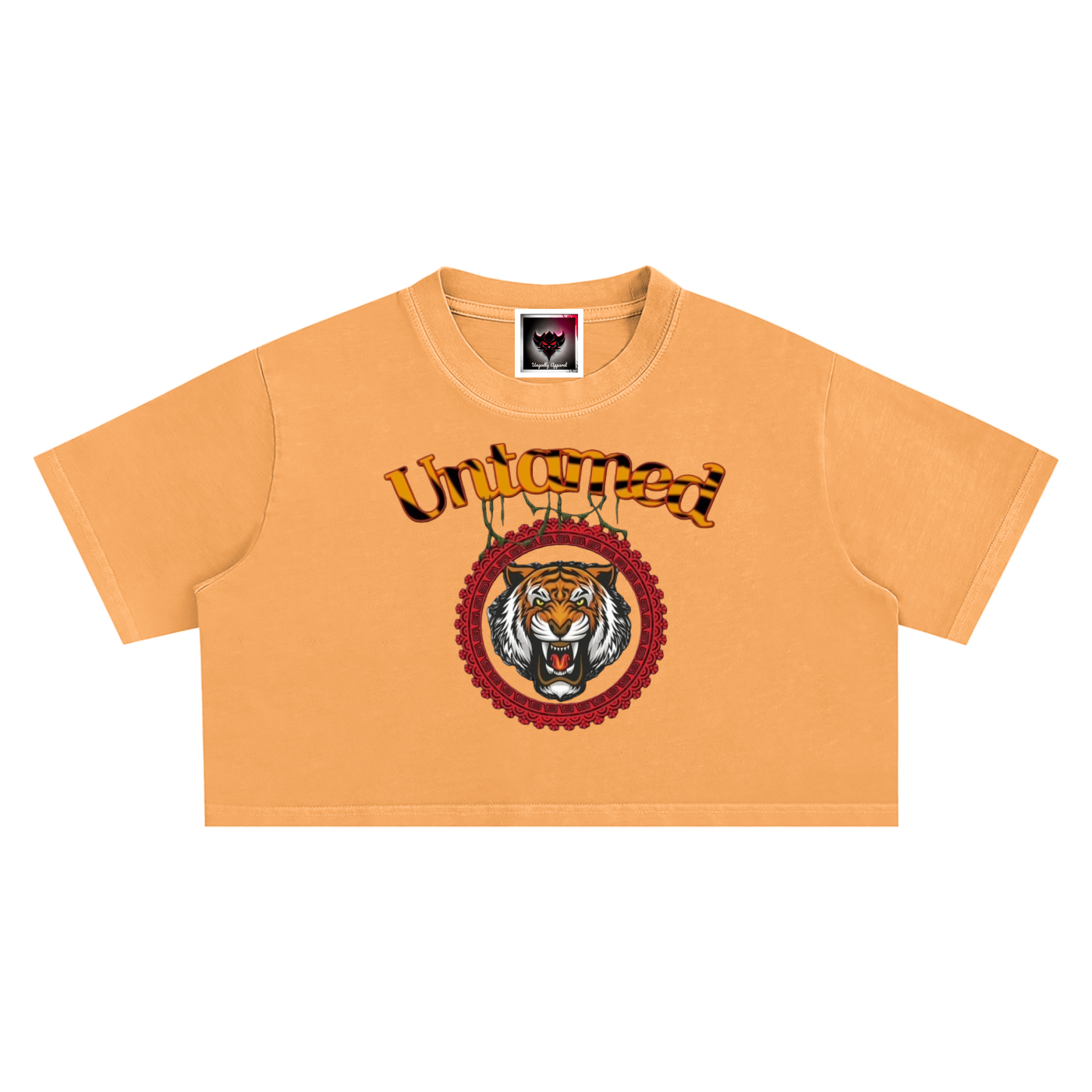 "Untamed" Snow Washed Crop Top