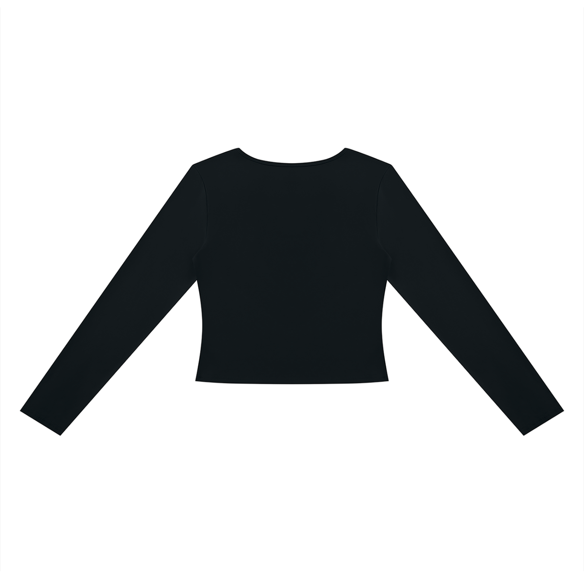 UG Apparel Black and White Checkerboard Women's Cutout Long Sleeve T-Shirt