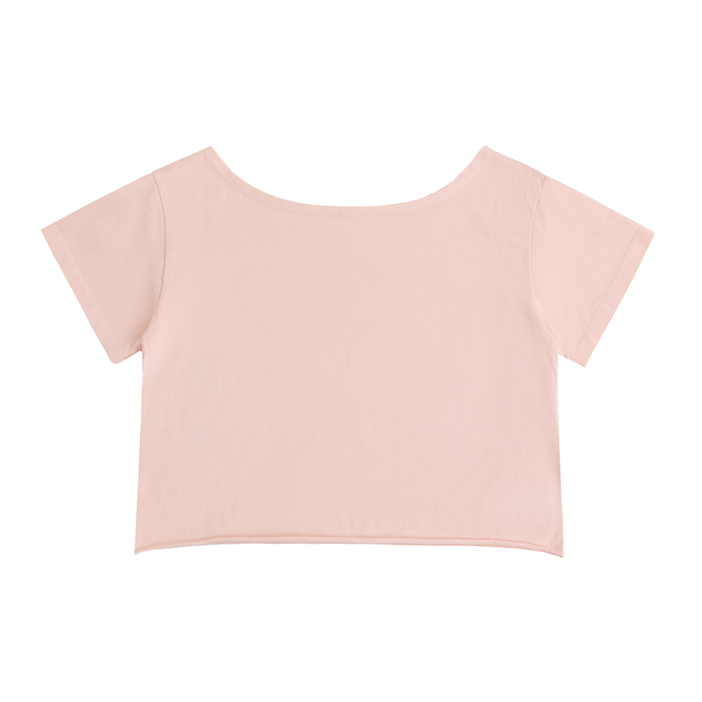 "Silly Goose, Serious Problems" Off-Shoulder Rolled Hem Cotton T-Shirt