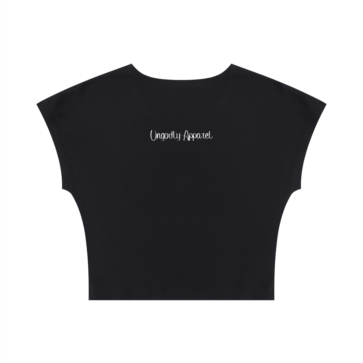 Women's Slim Crop T-Shirt "Witchy Bitch"