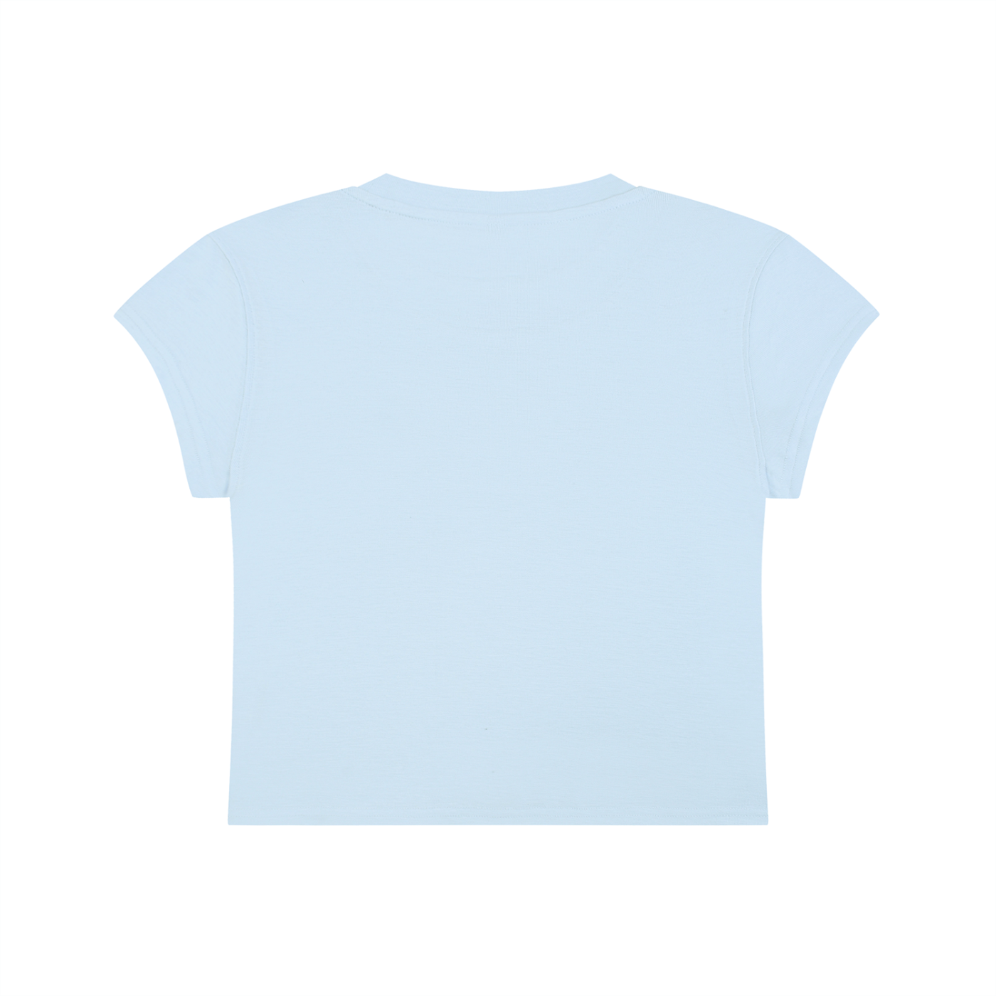 "Bad and Sad" Women's Slim-Fit Cropped T-Shirt
