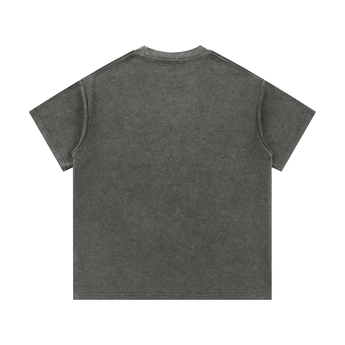 "Motion Over Emotions" Mineral Wash Waffle Knit T-Shirt