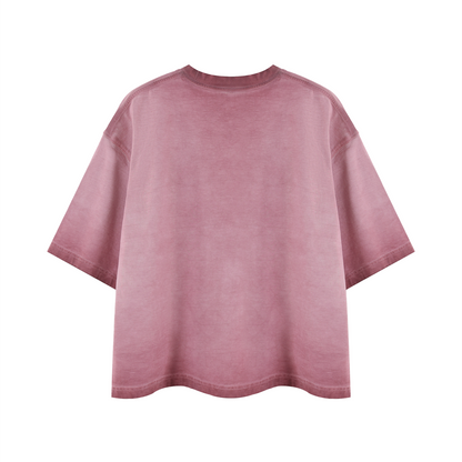 "Head on a Swivel" Unisex Reverse Dyed Boxy T-Shirt