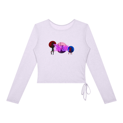 "Brat" Women's Yoga Cover Up Tops