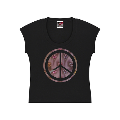 "Ungodly Apparel Peace Sign Logo" Essential Bodycon T-Shirt