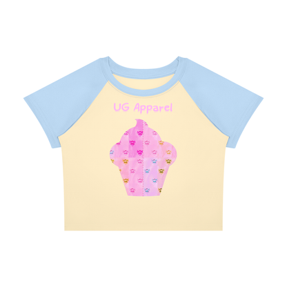 Women’s Raglan Color Block Baby T-Shirt "Ungodly Ice Cream"