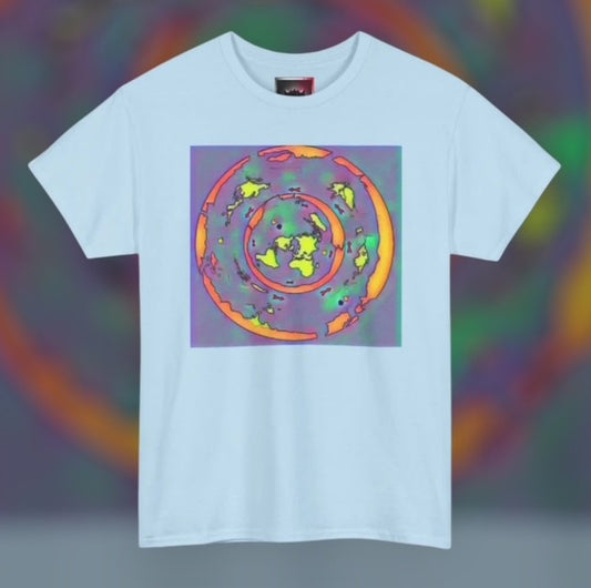 Psychedelic Flat Earth T-Shirt