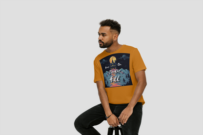 "House on Powder Hill" Inspirational Nature Tee, Adventure Shirt, Mountain Lover Gift, Outdoor Graphic Tee, Travel Shirt, Camping Apparel