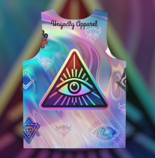 Holographic Secret Society: Illuminati Eye Graphic