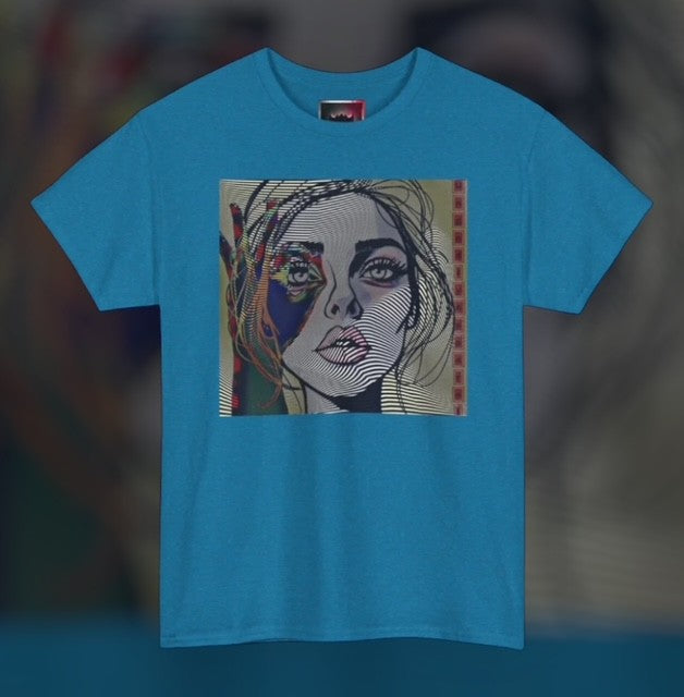 T-Shirt — Abstract Illuminati Inspired Portrait Art Tee