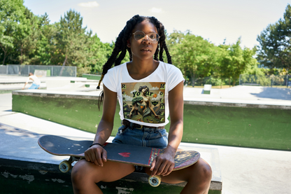 "Respect Your Mother" Women's Softstyle Tee - Eco-Friendly Graphic T-Shirt for Nature Lovers