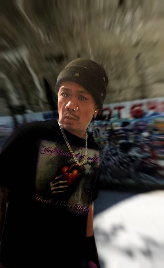 "You Shattered Me with Hands I Once I Held" Heartfelt Unisex Heavy Cotton Tee - Perfect for Valentine's Day & Everyday Wear